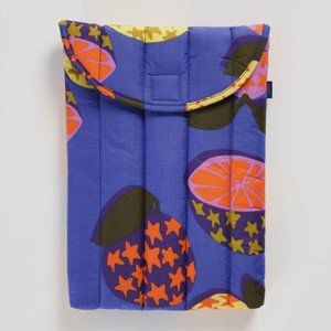 BAGGU Grapefruit Collage Print Puffy Laptop Sleeve 16"